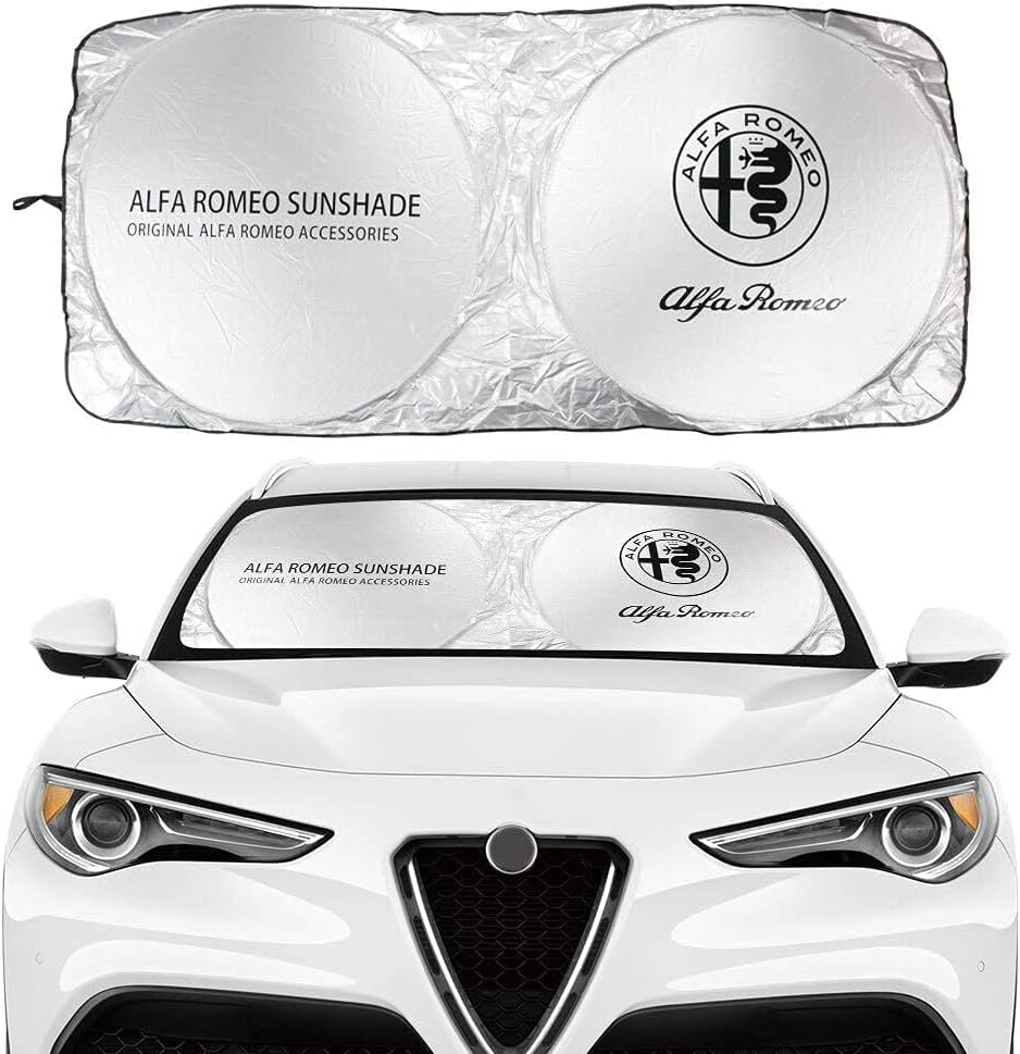 Parasole Per Auto Alfa Romeo Tonale - Ombrello Pieghevole Per Parabrezza, Protezione UV E Calore - Foto 10