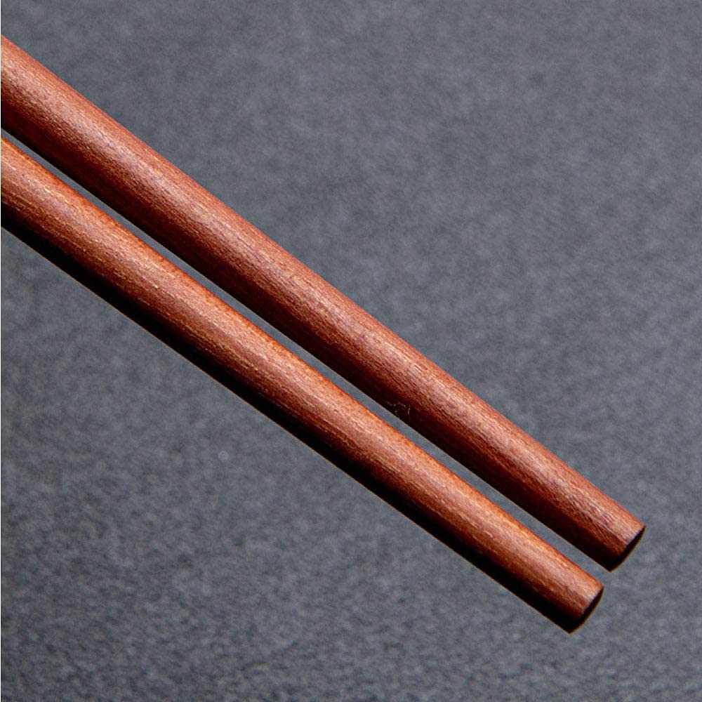 Palillos Chinos Palillos Chinos Reutilizables 2 Pares Palillos Chinos Reutilizables Naturales, Juego de Regalo de Palillos Chinos japoneses de Madera Palillos Chinos para Amantes d(B-25Cm)