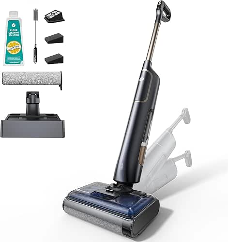 Vexilar Aspirateur Laveur sans Fil Cleanova X7, Design Plat à