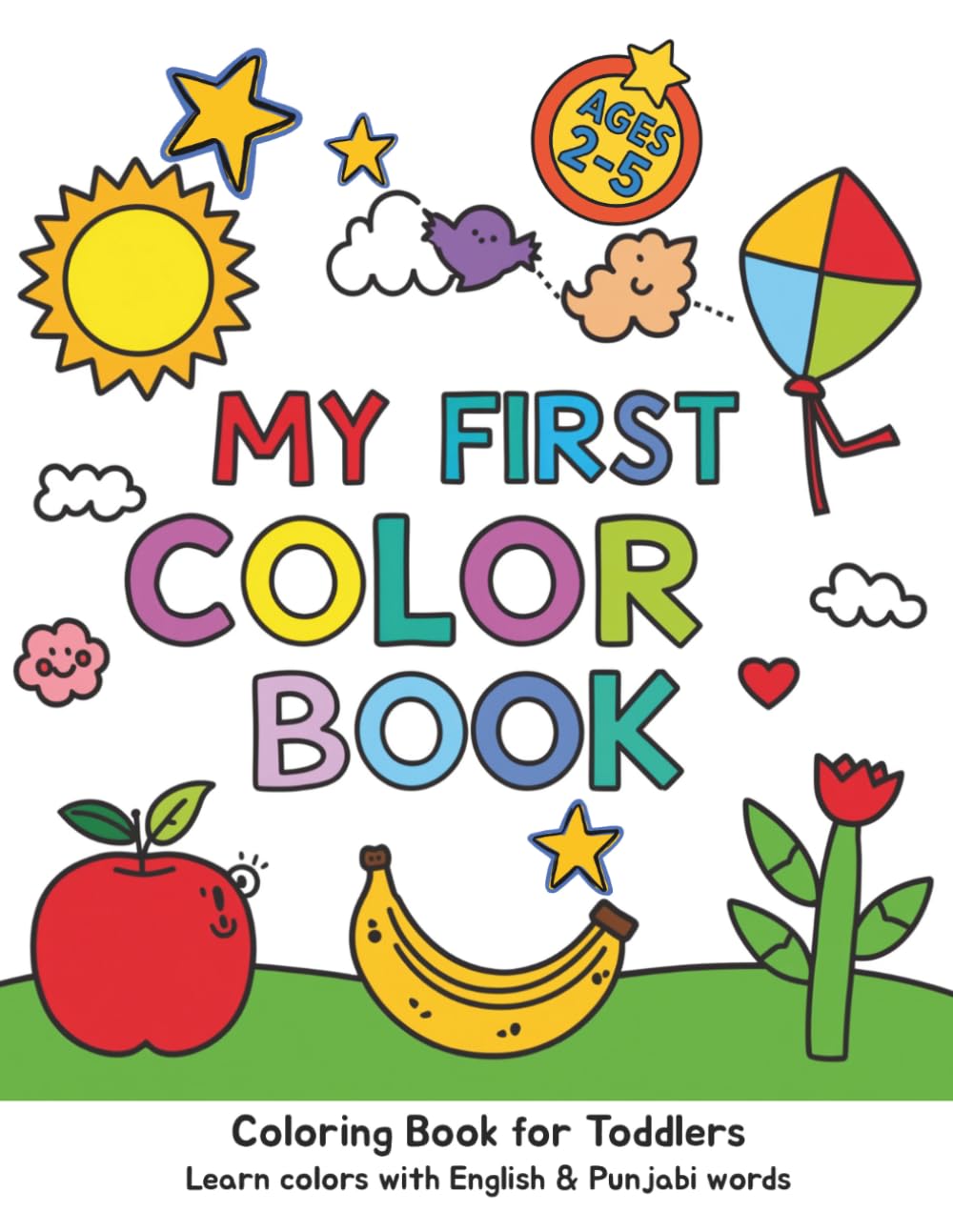 My First Color book: Learn Colors with English & Punjabi Words for Toddlers (My First Punjabi Learning Books)