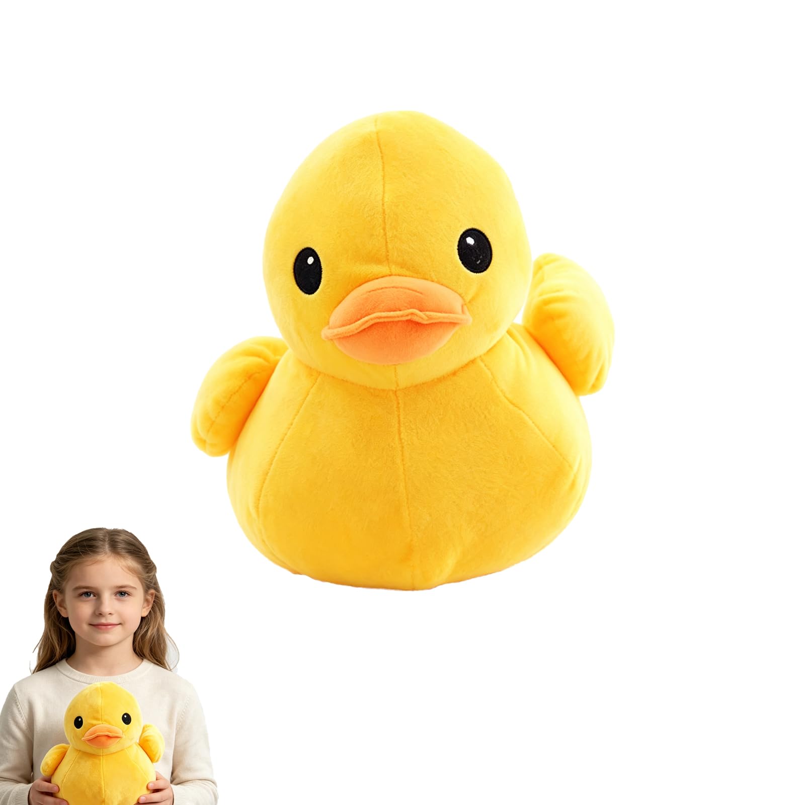 ZPSCXQ Giant Rubber Duck Toy, Comforting Bedtime Companion, Home Decor Accent, Large Duck Teddy, 30 cm Soft Stuffed Animal