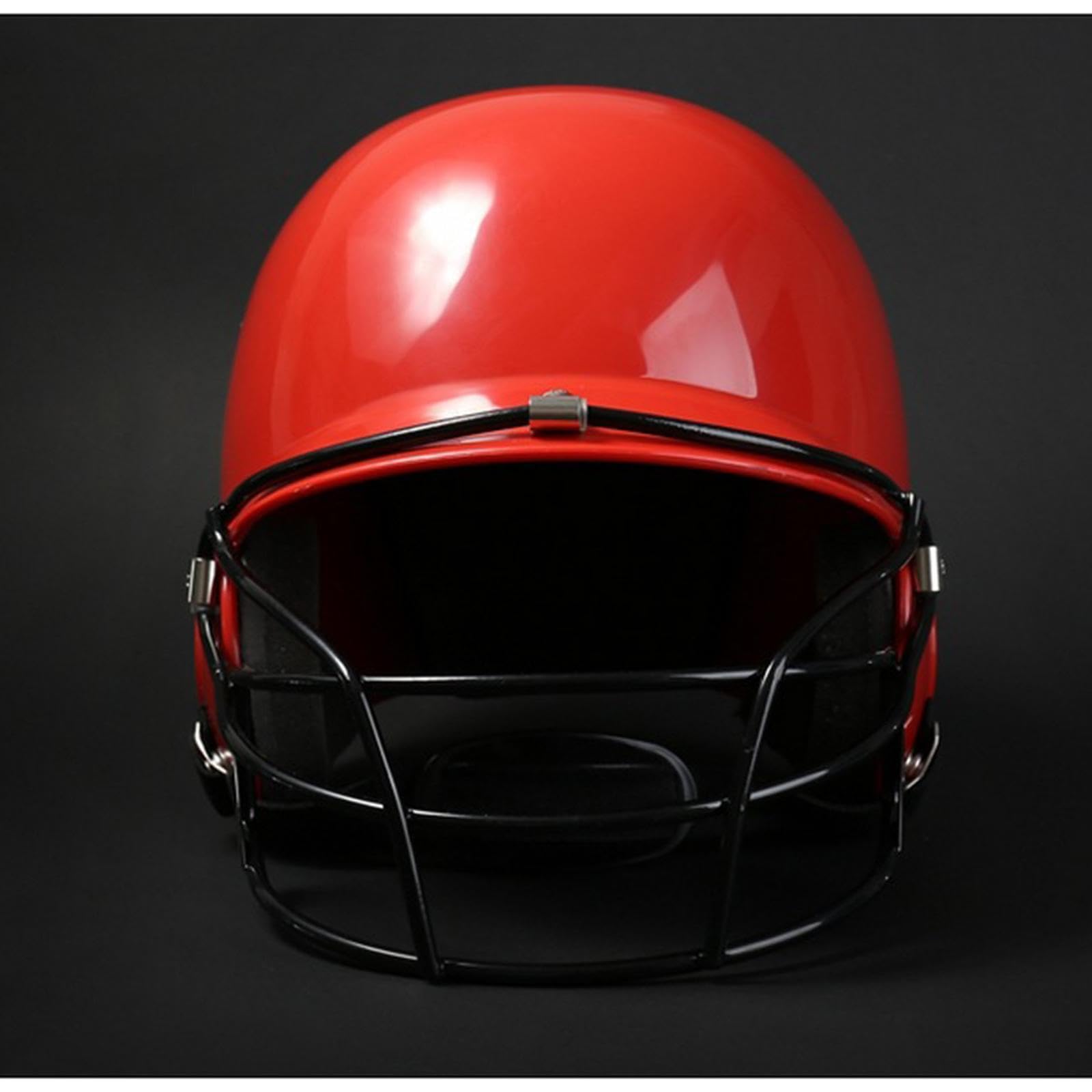 Casco de béisbol de Doble Oreja con para máscara, diseñado para Hombres Adultos. Ofrece protección Durante los Partidos. Casco Combate softbol con absorción Impactos.