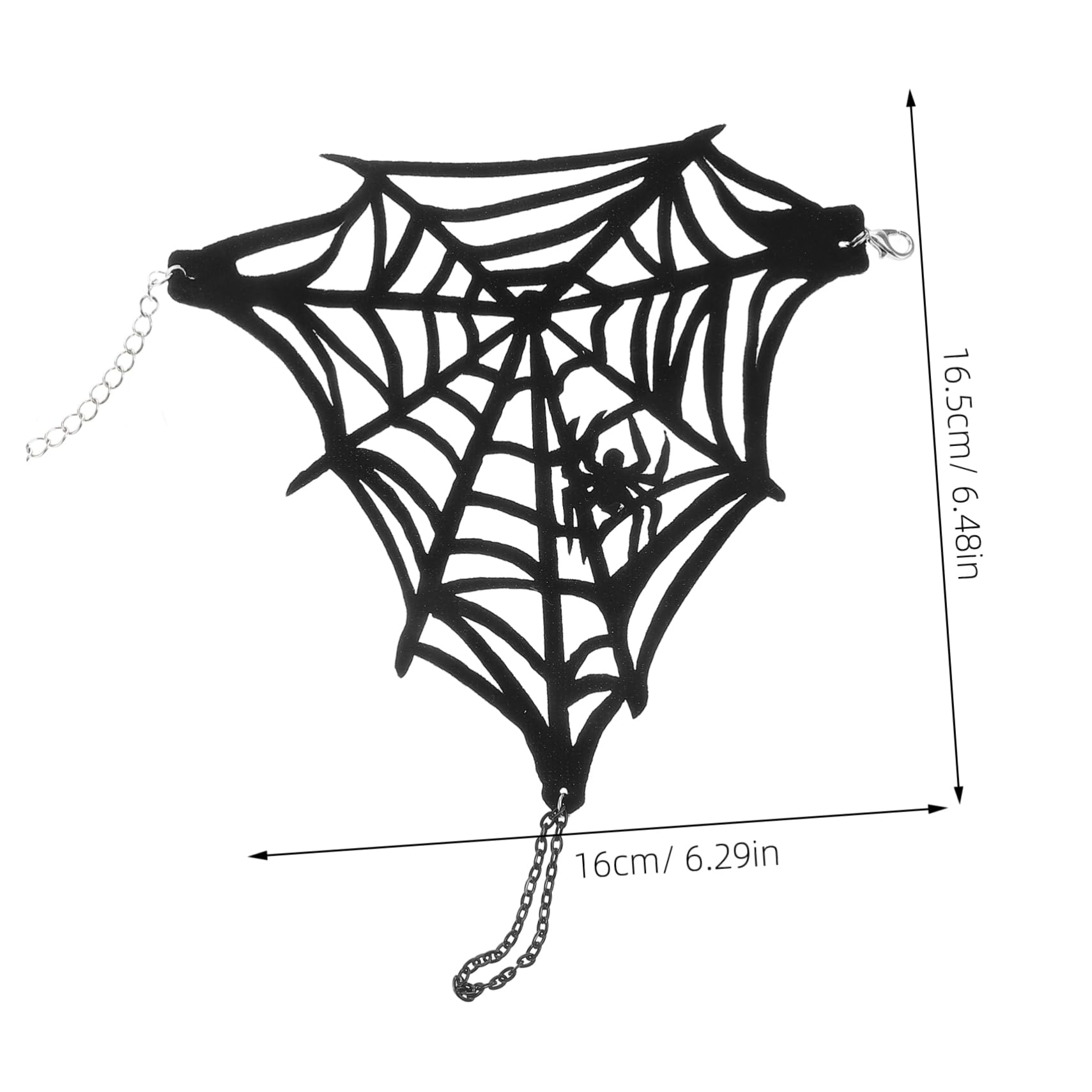 BESTYASH Decorative Wristband for Halloween Spider Web Bracelet Vintage-inspired Fingerless Glove Steampunk Costume Accessory