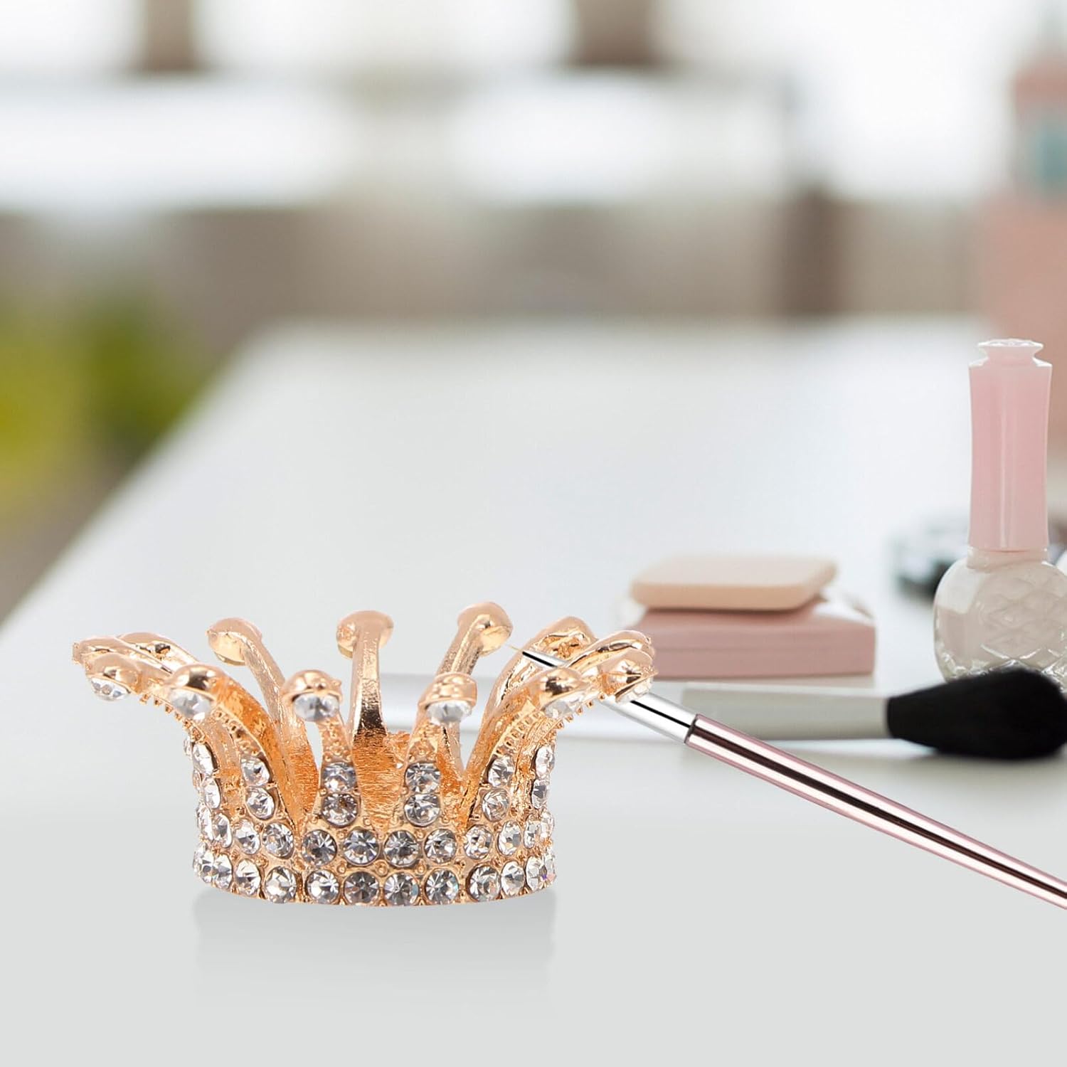 Lurrose Dappen Dish For Acrylic Nails: 2pcs Acrylic Nail Brush Holder - Dappen Dish For Monomer - Crown Candle Holders