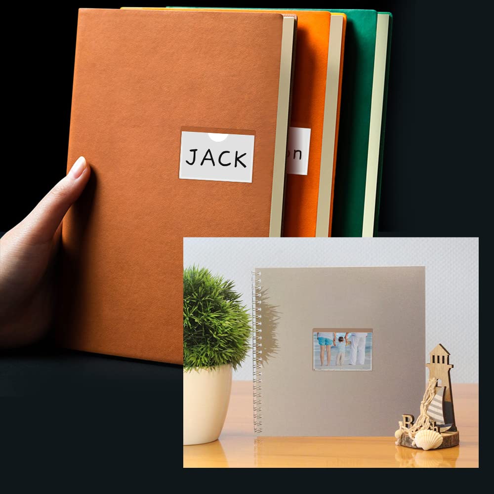 HLIWS Tasche autoadesive per carte di credito-12 Pezzi Trasparente Autoadesivo Supporto,portacarte plastica,per Auto,Distintivi,Parabrezza(Dimensione interna:9.5 * 9.5cm)