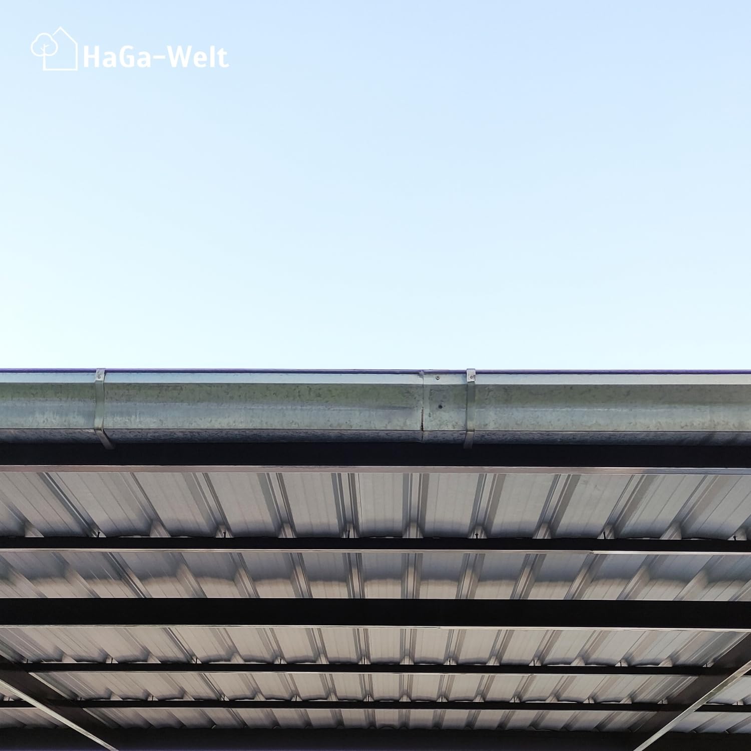 Non-tissé anti-condensation HaGa 95g/m² 10m x 1,2m autocollant pour tôle trapézoïdale, tôle d'aluminium, tôle de toit - protection efficace contre l'humidité et la condensation
