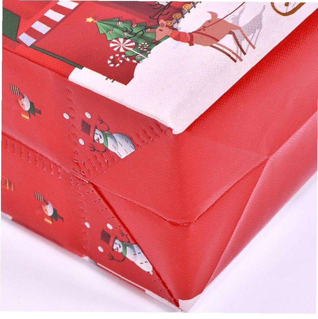 Amazon.co.jp: クリスマスギフトバッグ 取っ手付き クリスマストート