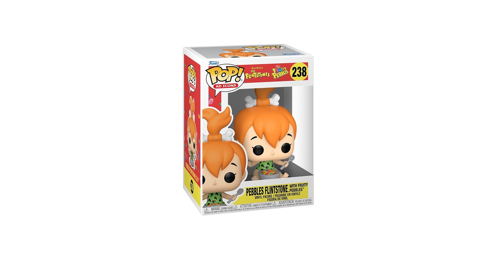 Amazon.com: Funko Pop! Ad Icons: Pebbles Flintstone with