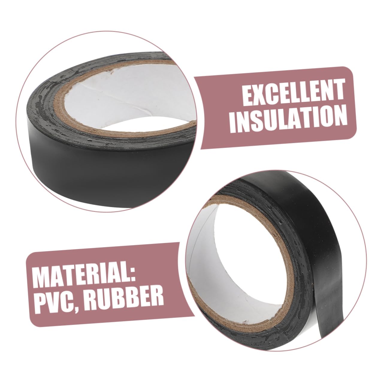 nastro isolante, 12 rotoli di nastro isolante largo in PVC for progetti fai da te professionali