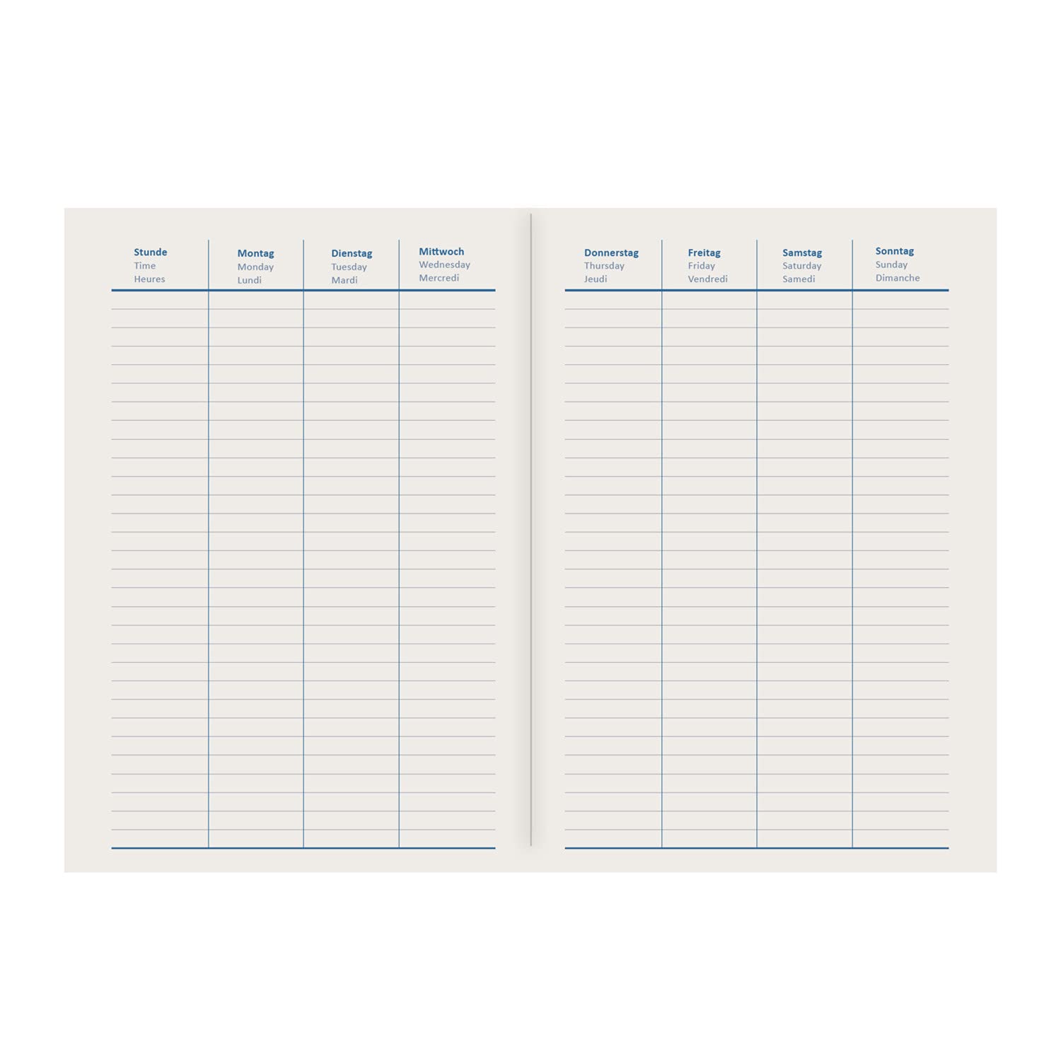 Idena 13889 Diary 2023, Pink Cherry Blossom, 90 x 140 mm, 176 Pages, 1 Week on 1 Page, Agenda, multicoloured, 9 x 14 cm - Image 3