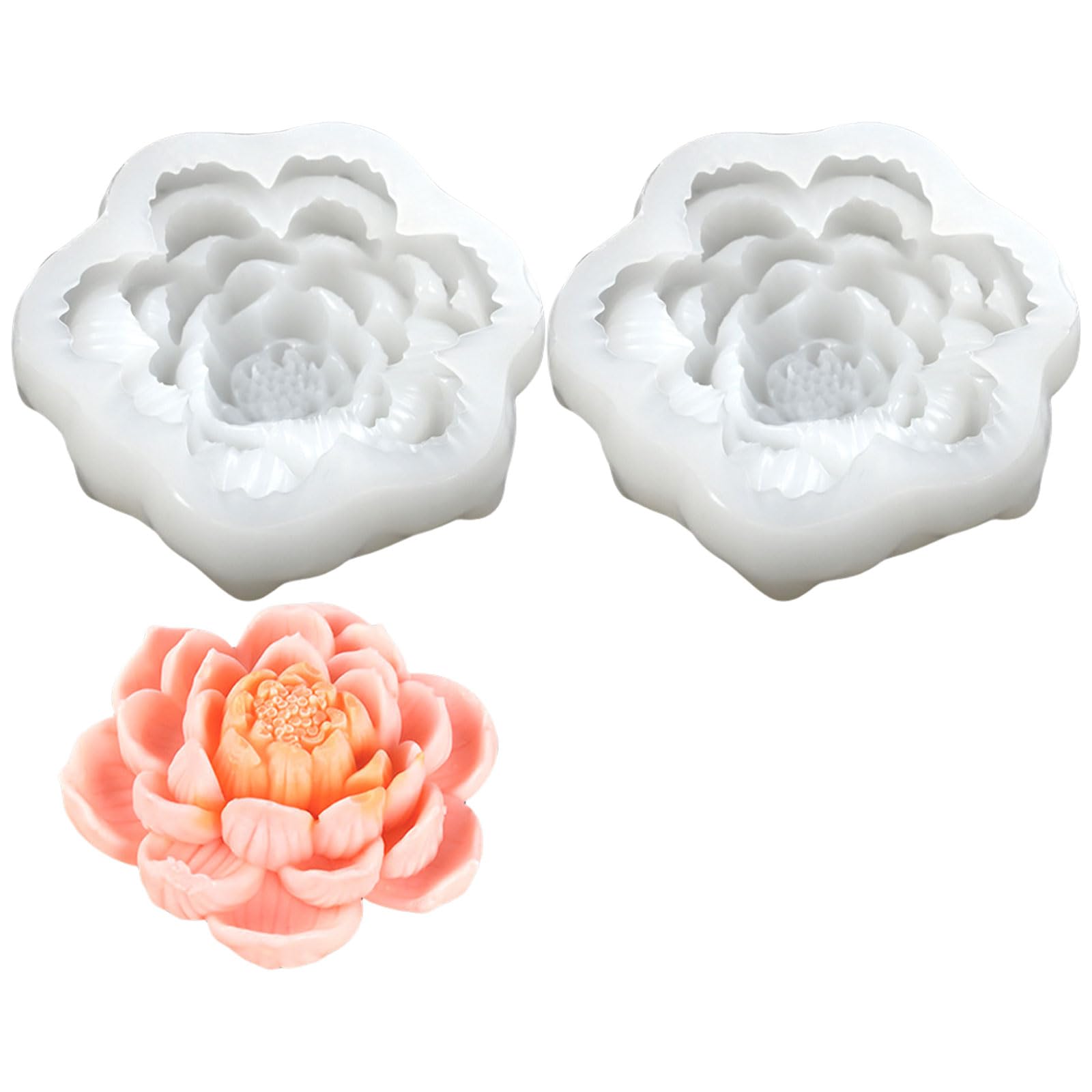 Tsophreniq Delicate Kitchen Silicone Baking Molds Heatproof Silicone Flower Cake Crafting for Birthday and Festival Treats Easy Demold Molds