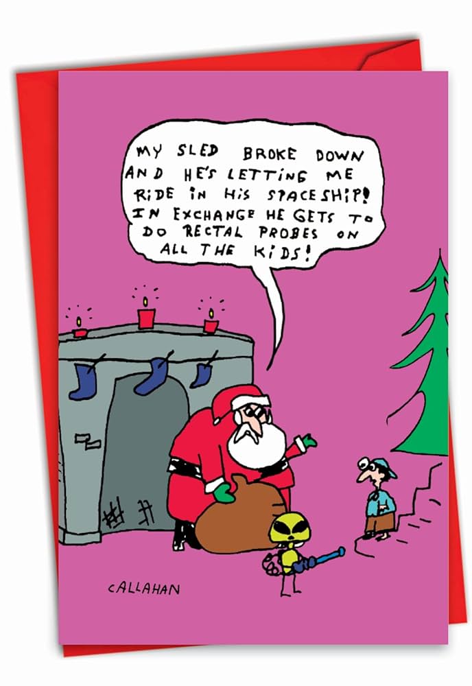 Amazon | c6144 X SG Santa and Alien Exchange :ユーモラス