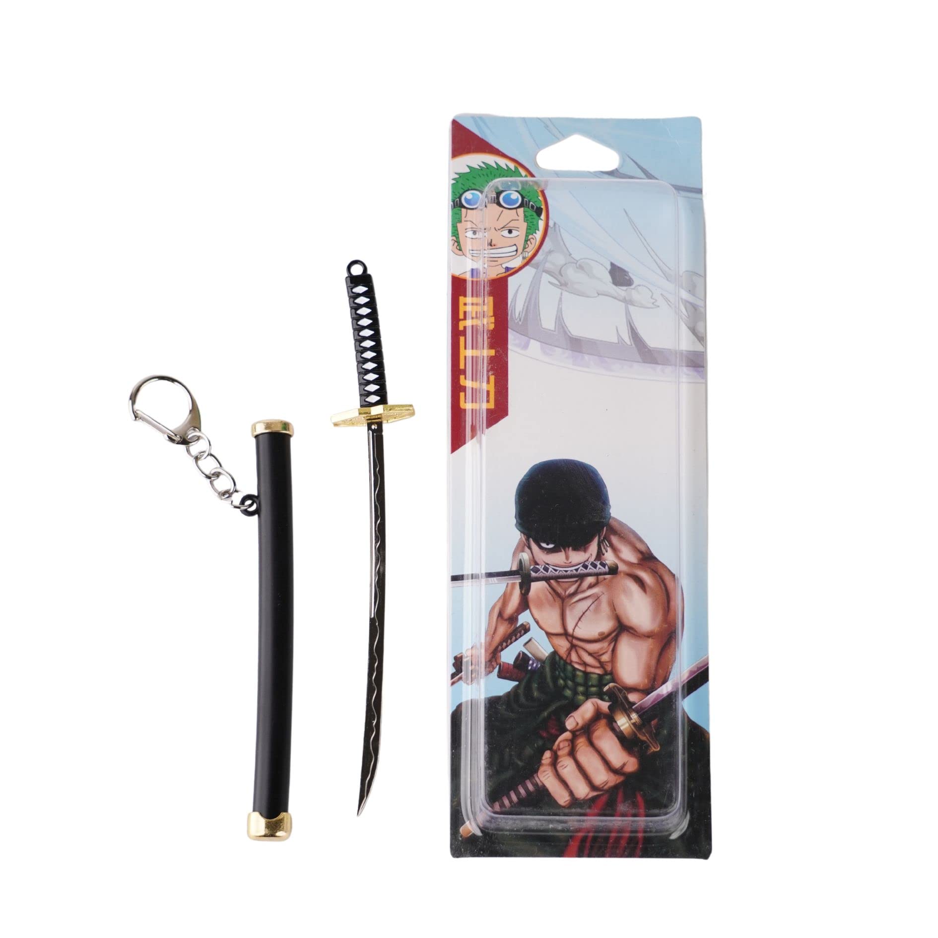 Offo One Piece Zoro Sandai Kitetsu Mini Katana (25cm) | Premium Anime Collectible with Mini Katana Stand Included | Elegant Gift for Anime Fans, Kids, Teens & Collectors