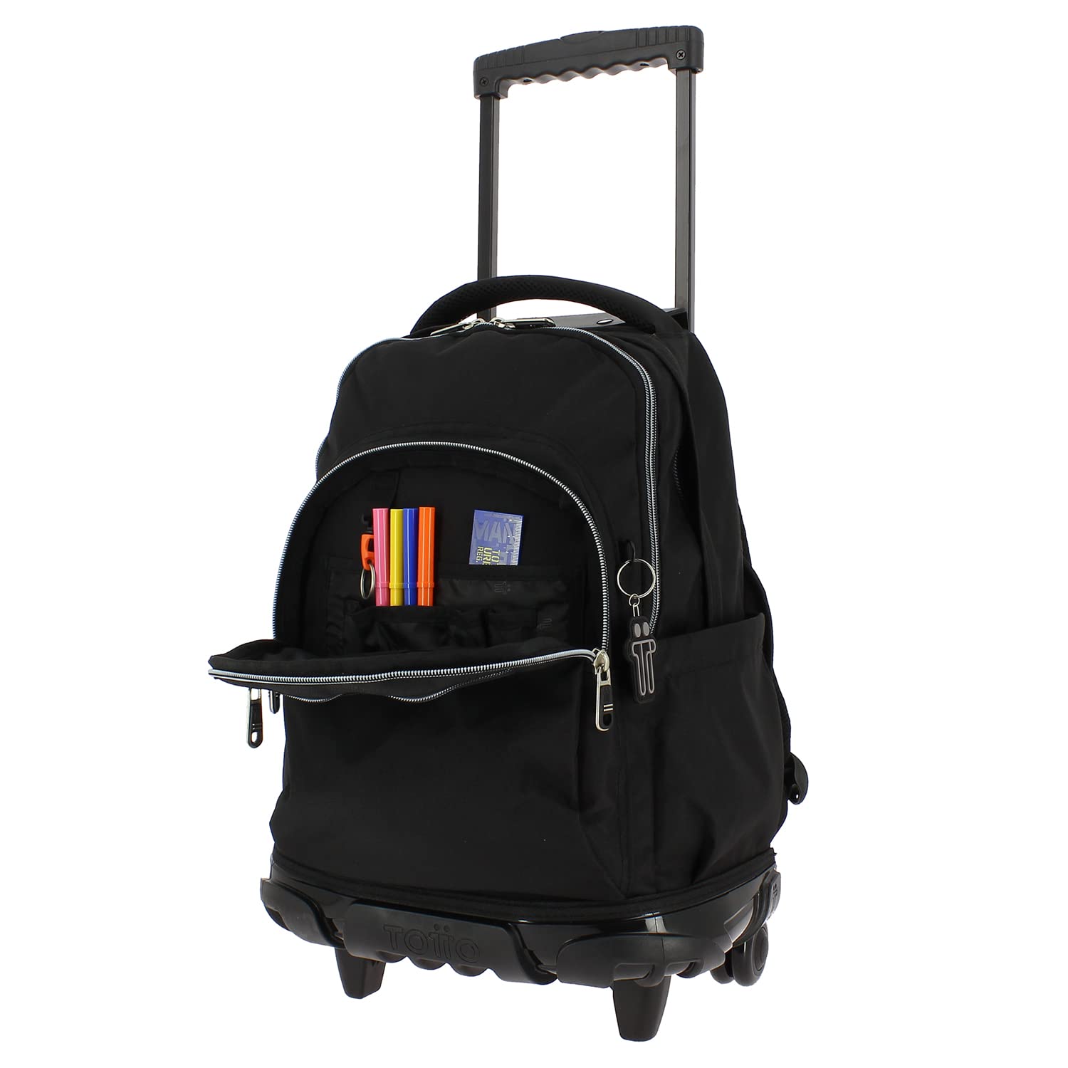 TOTTO Morral Rue Bomper Renglones Mochila con ruedas Unisex niños (Pack de 1)