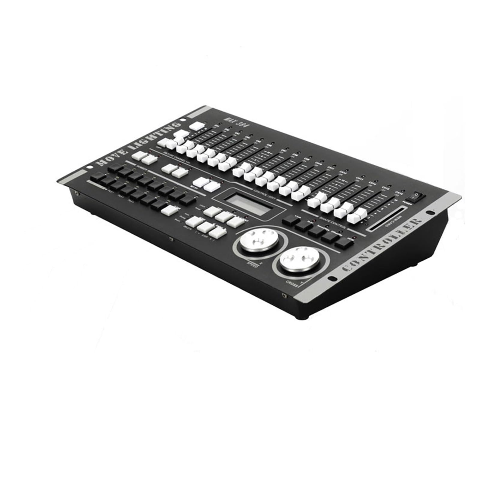 DMX Controller, Max512 DMX Controller Max 384 Stage Lighting Controllers Projector for LED Par Moving Head Beam DJ Disco Spot Lights Console(Max 384)