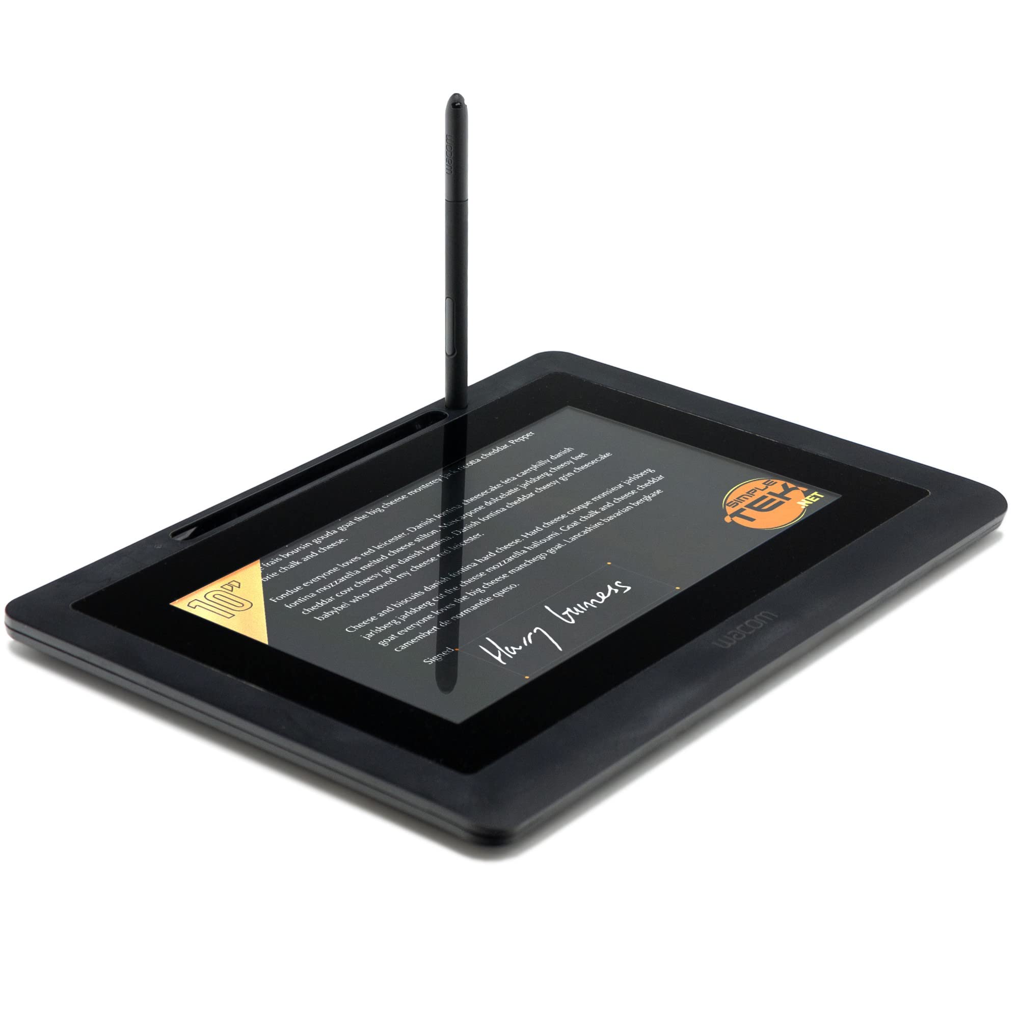 Tavoletta Grafica 10" Wacom DTU-1031X Tablet Disegno Grafico Artistico Tecnologia EMR Firma Digitale Grafometrica Monitor Attacco VESA 75mm (Ricondizionato)