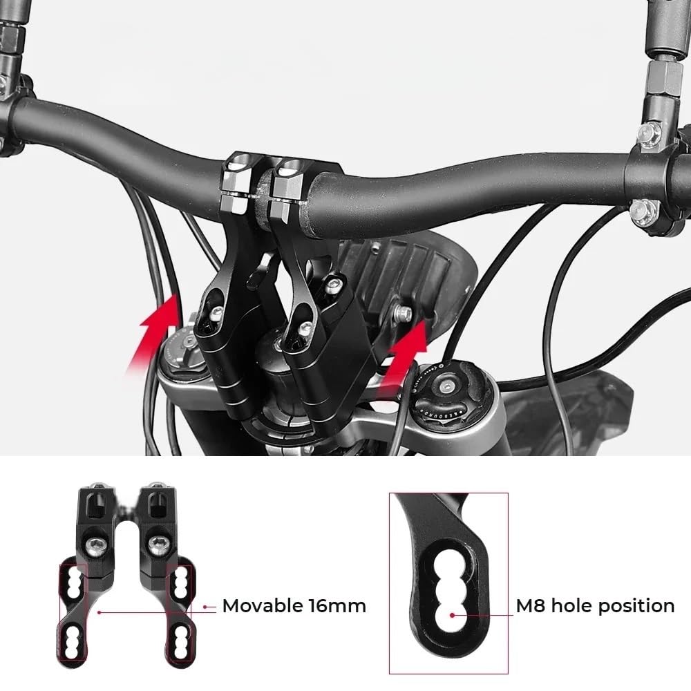 Wsporniki kierownicy Dla Talaria Uchwyt Do Montażu Na Wsporniku Kierownicy CNC Aluminium Pasuje Do Talaria Sting MX3 MX4 Akcesoria Motocyklowe Zacisk Wspornika Kierownicy(Handlebar)