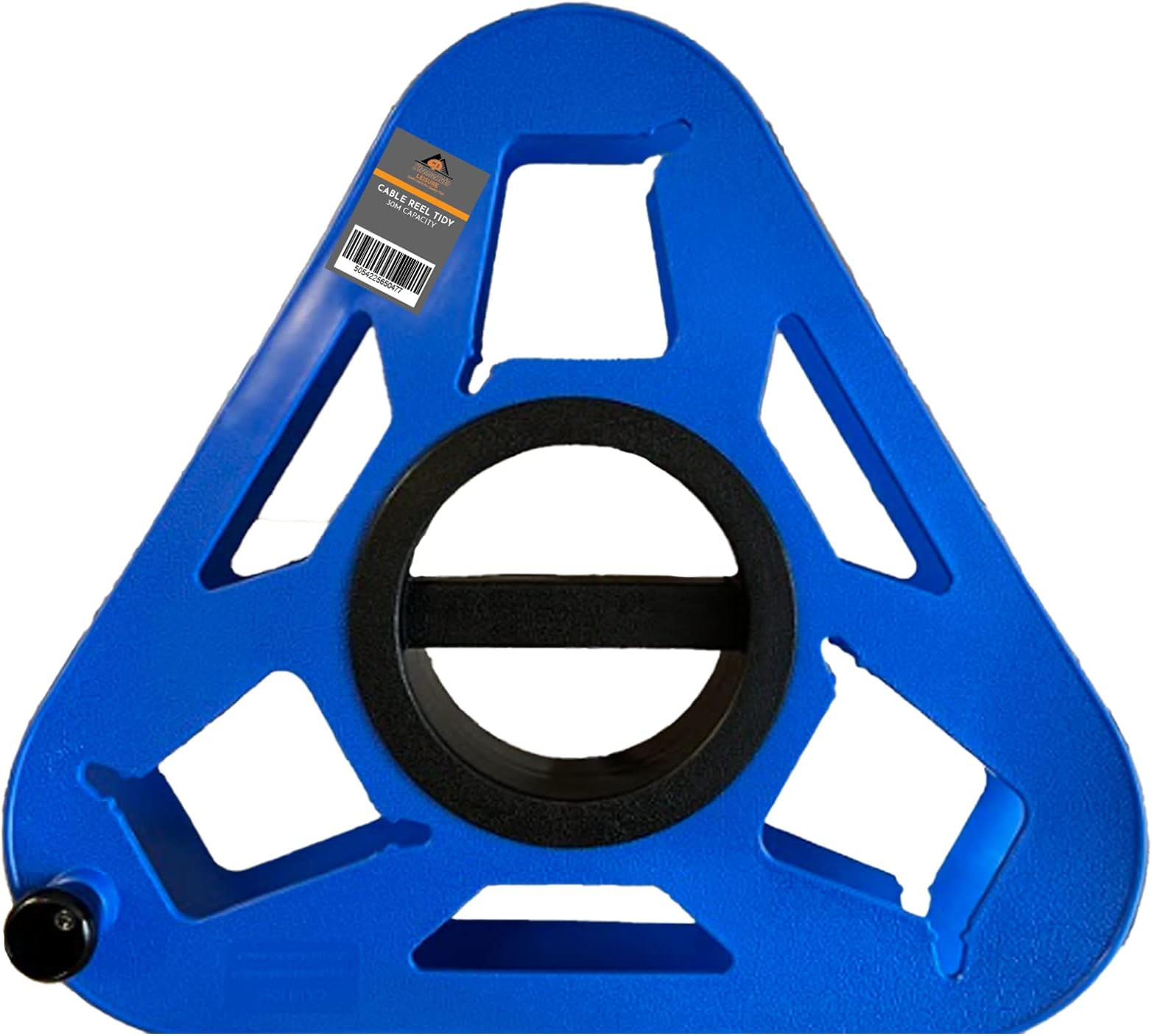Xtremeauto Cable Reel Empty 30M - Holder Tidy, Store Caravan Hook Up Cables, Christmas Lights & Leads, Dispenser Winder Storage Drum Reels, Camping Electric Lead Carrier, Blue, (XABCRL)