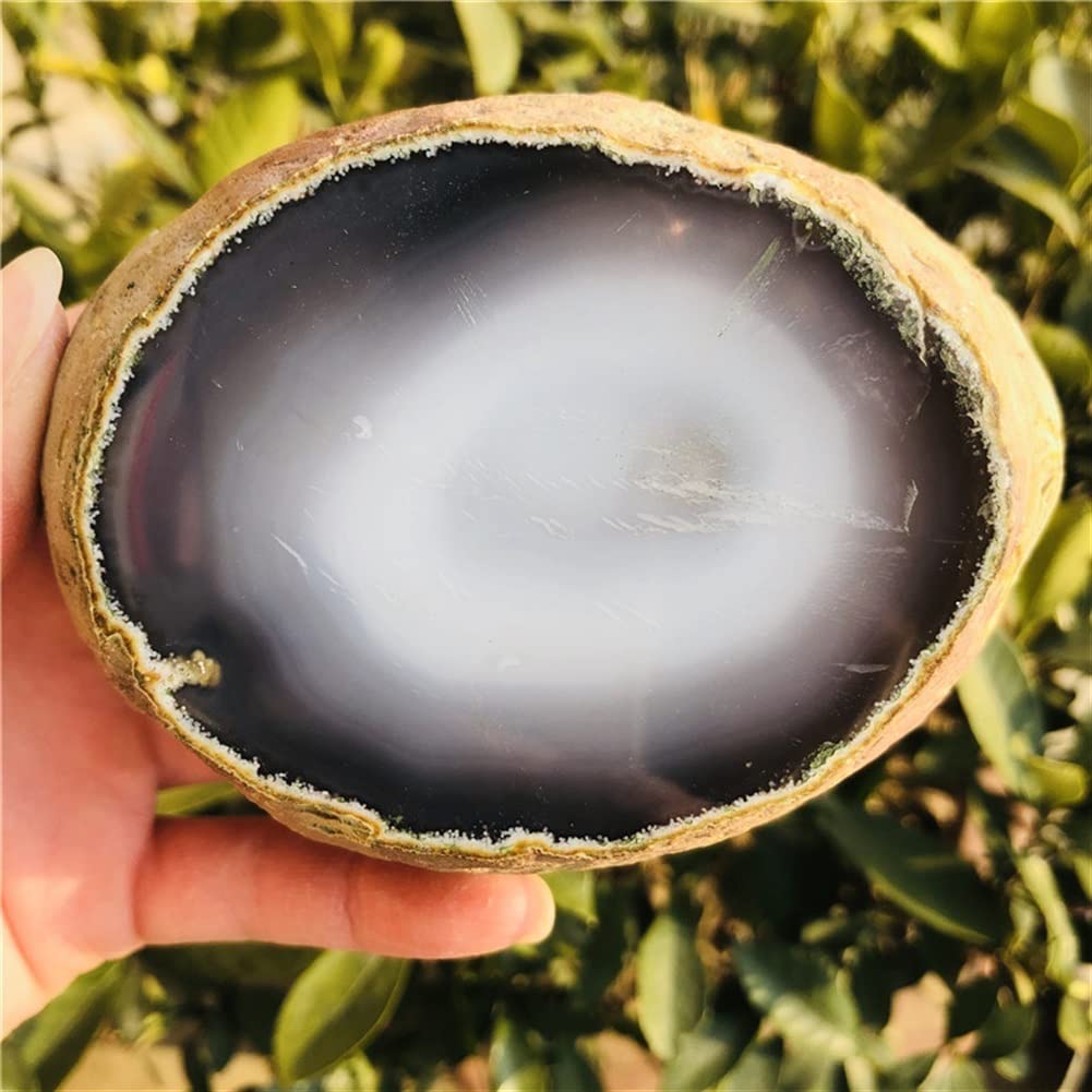 Cristallo Naturale del 270-350 g Pietra di Agata Grezza Naturale Cristallo di guarigione Grezza Cristallo di Pietra di Potere dell'agata Collezioni di casa