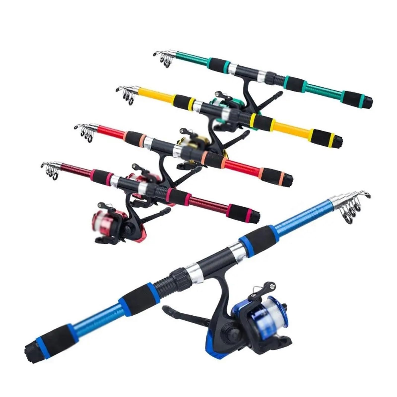Amazon.com: FURUIM2024M Fishing Poles Portable 1.8m Telescopic Fishing Rod  5.5:1 Gear Ratio Fishing Reel Set with Fishing Line Fishing Gear Rod  Telescopic Fishing Rod(Red) : Sports & Outdoors