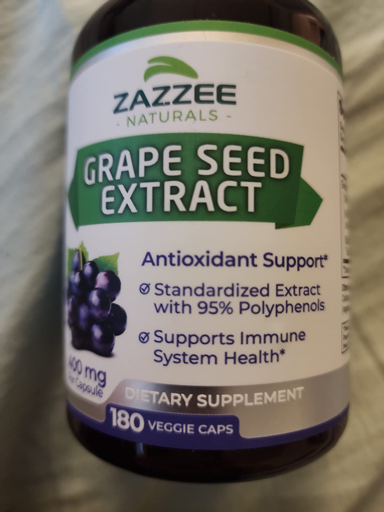 Grape SEED 1〜26 / 12〜26 Zazzee High Strength Grape Seed 50:1 Extract, 180 India | Ubuy