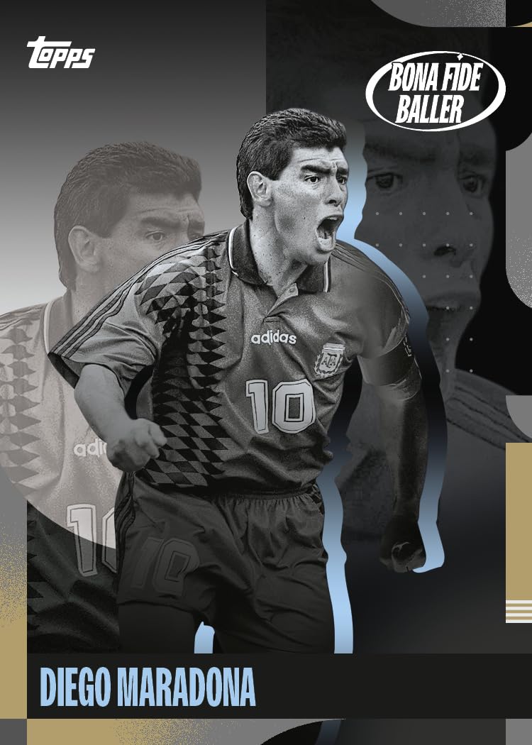 Topps Argentinien-Team-Set 24/25-30 Karten pro Box, einschließlich einer Autogramm-, Relikt- oder Auto-Relikt-Karte in jeder Box