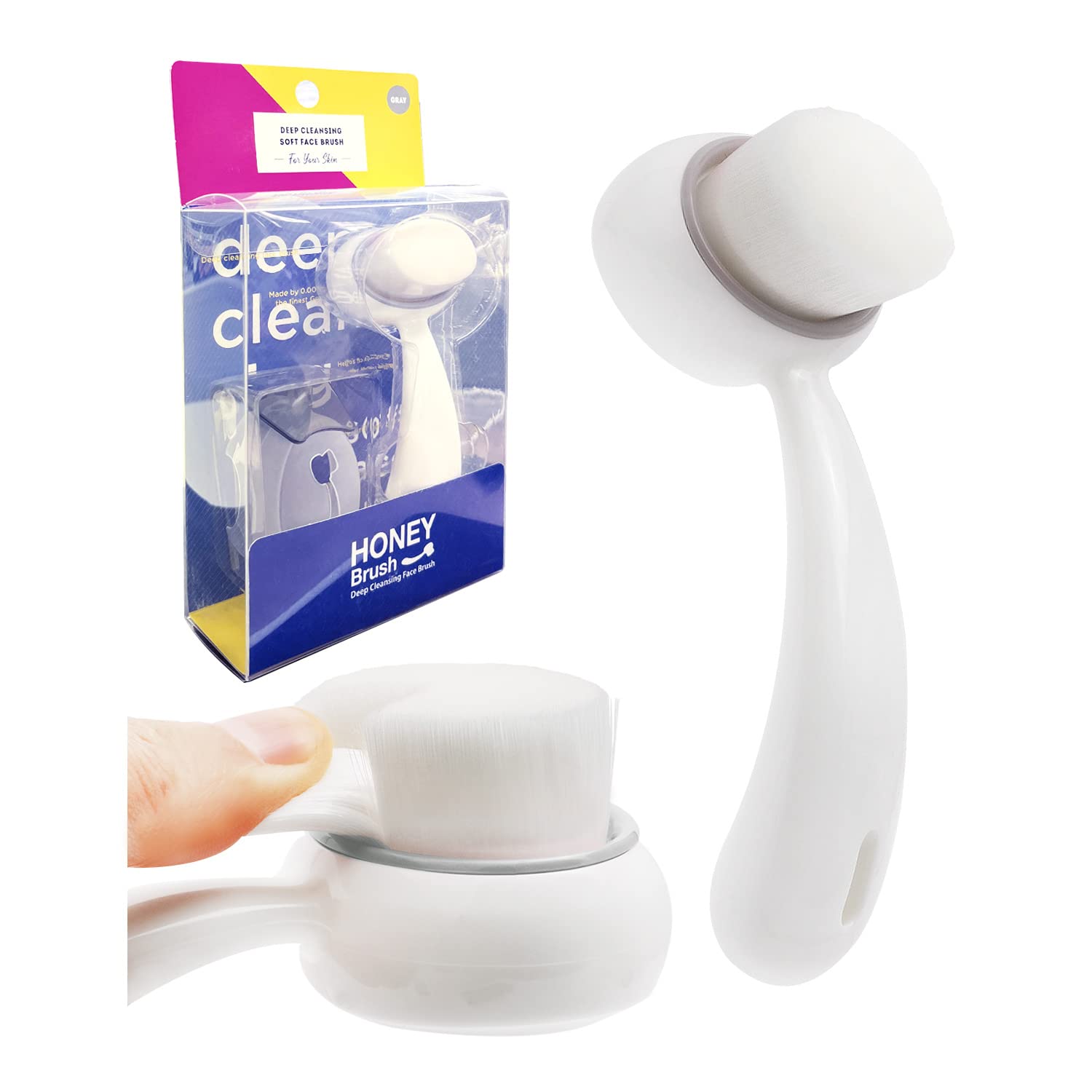 Amazon | ハニーブラシ 洗顔ブラシ 毛穴ブラシ ドイツ製 0.001mm 超
