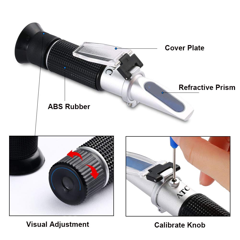 Buy Salinity Refractometer for Aquarium, Marine Monitoring, Saltwater