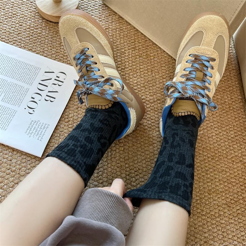 Women's Cute Lace Trim Bow Socks, Casual Athletic Ruffle Frilly Cotton Calf Socks for Women Ladies - Image 7