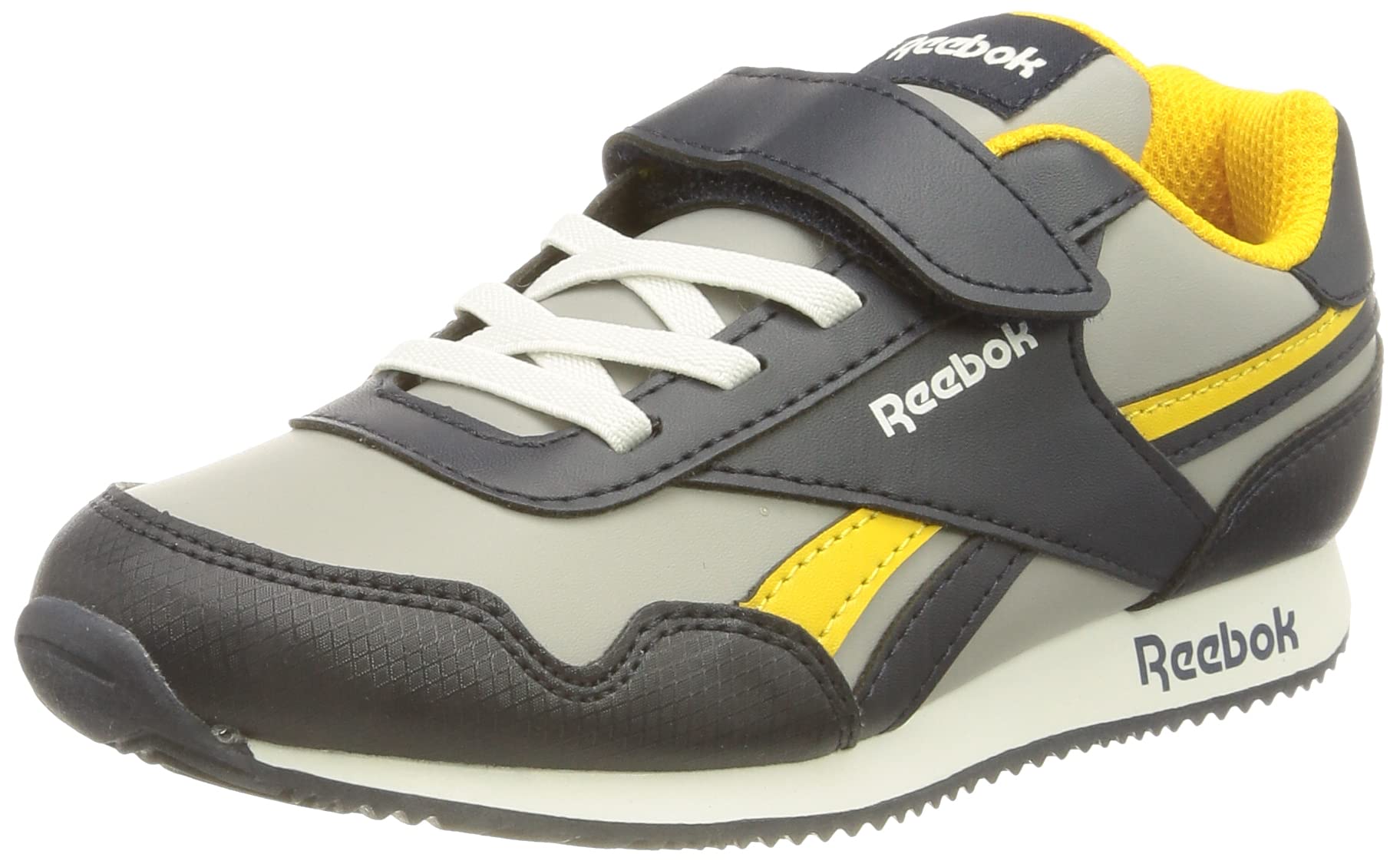 Reebok Classics Kids Synthetics Royal CL Jog 3.0 1V Casual Shoes VECNAV/PUGRY4/ALWYEL UK 1.5
