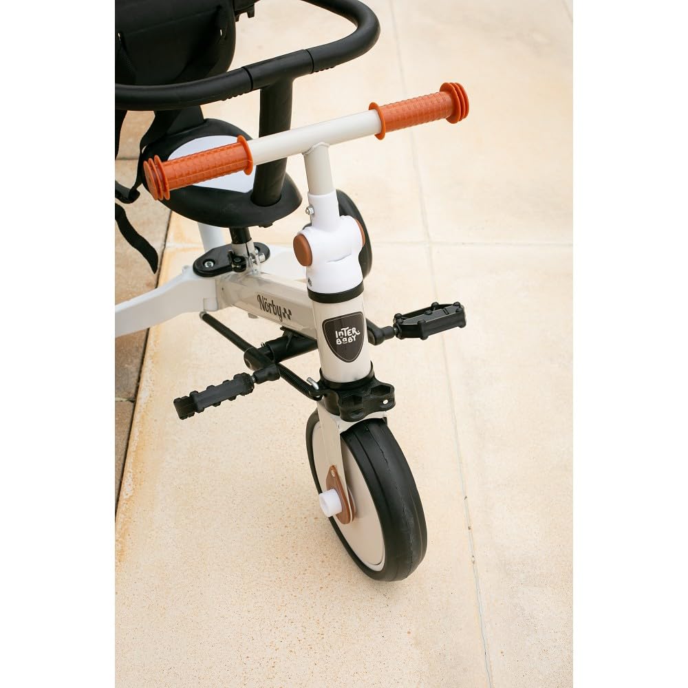 Interbaby Norby: 5 in 1 Dreirad und Laufrad mit Verdeck, 1 bis 5 Jahre