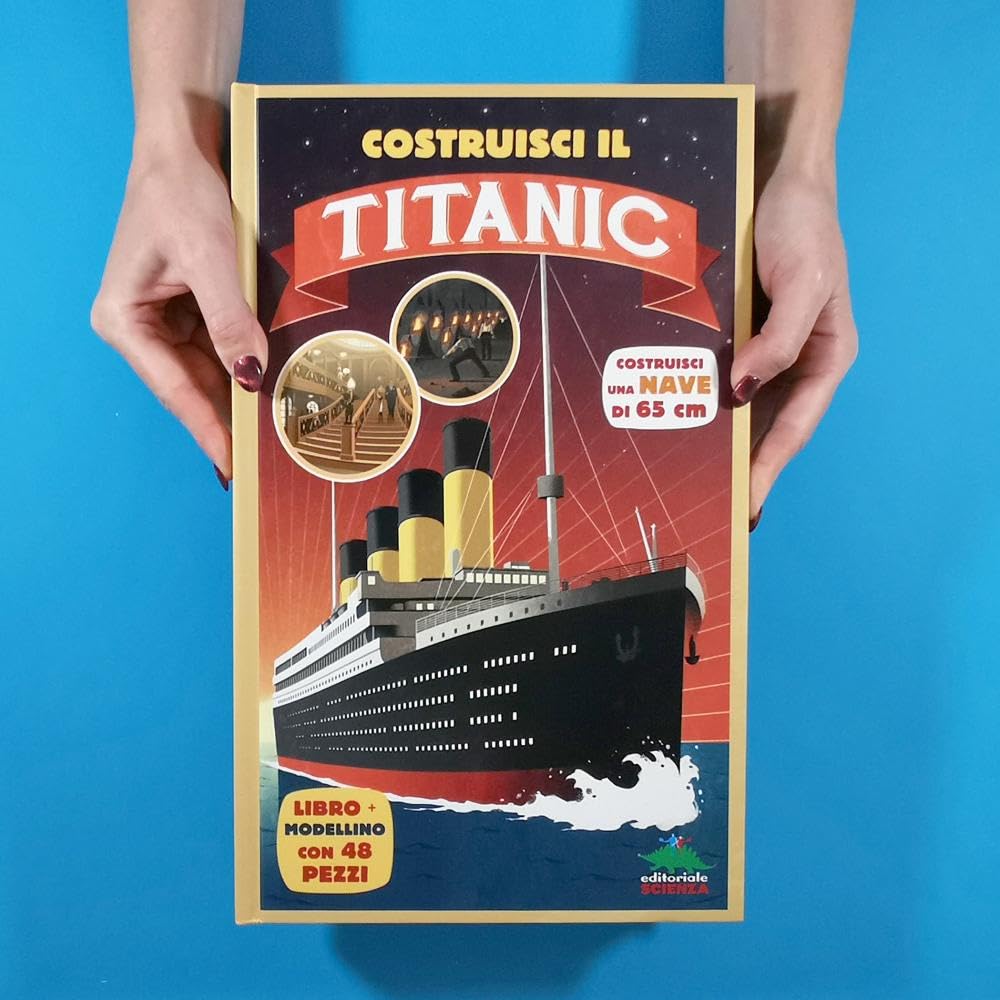 Costruisci il Titanic. Con 48 pezzi per costruire un modellino