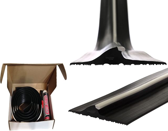 Stormguard 04SR5072515BL Garage Floor Seal Threshold 2515MM Black, Aluminium