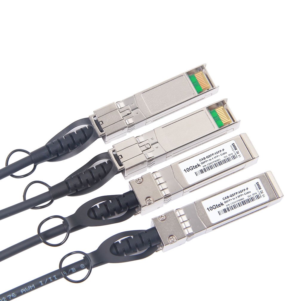 Amazon.com: 10Gtek 40G QSFP+ to 4xSFP+ Breakout DAC