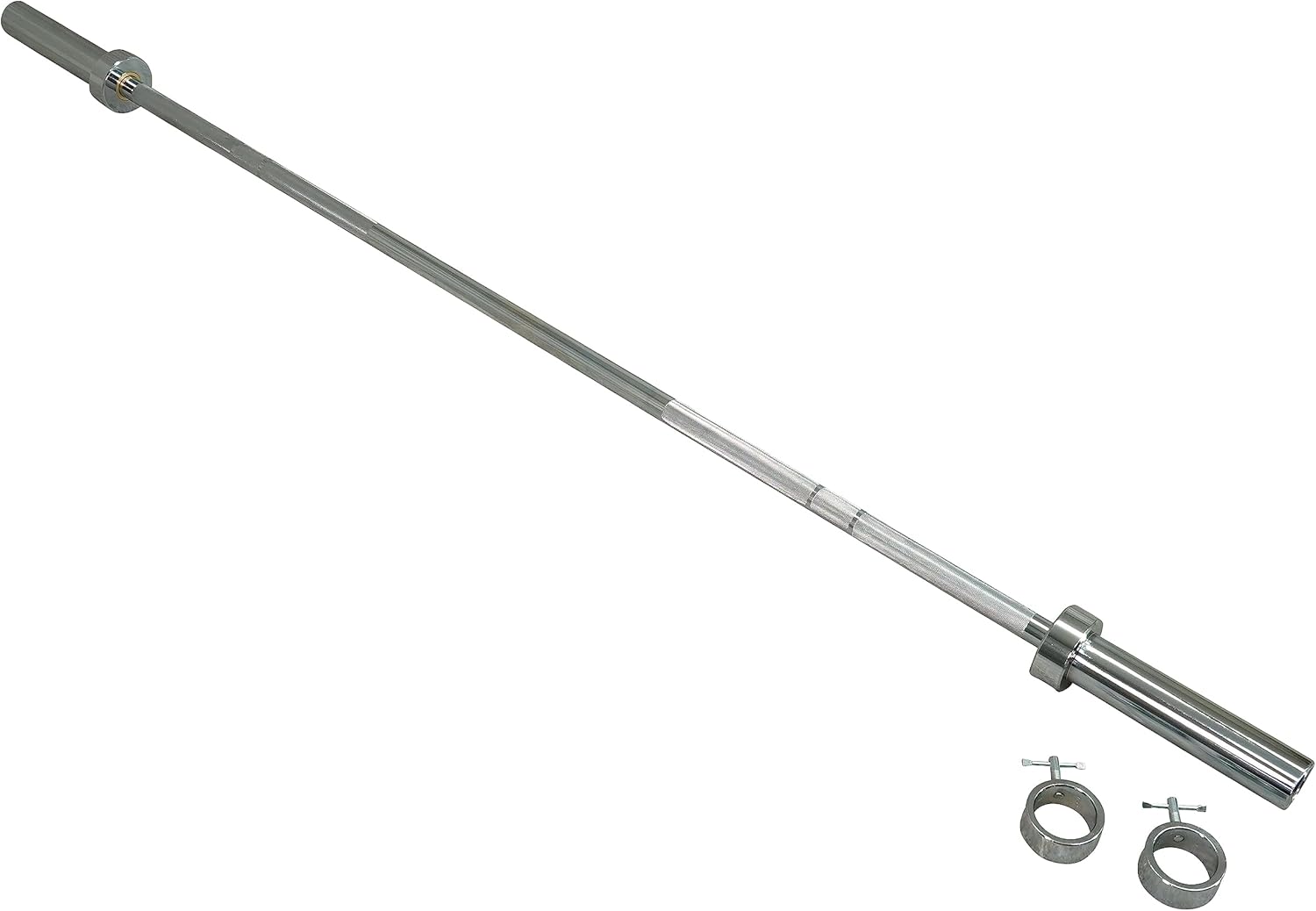 IROTEC オリンピックバーベルシャフト 220cm 径50mm 20kg iROTEC オリンピックバーベルシャフト 径50mm 長さ220cm シルバー 楽天