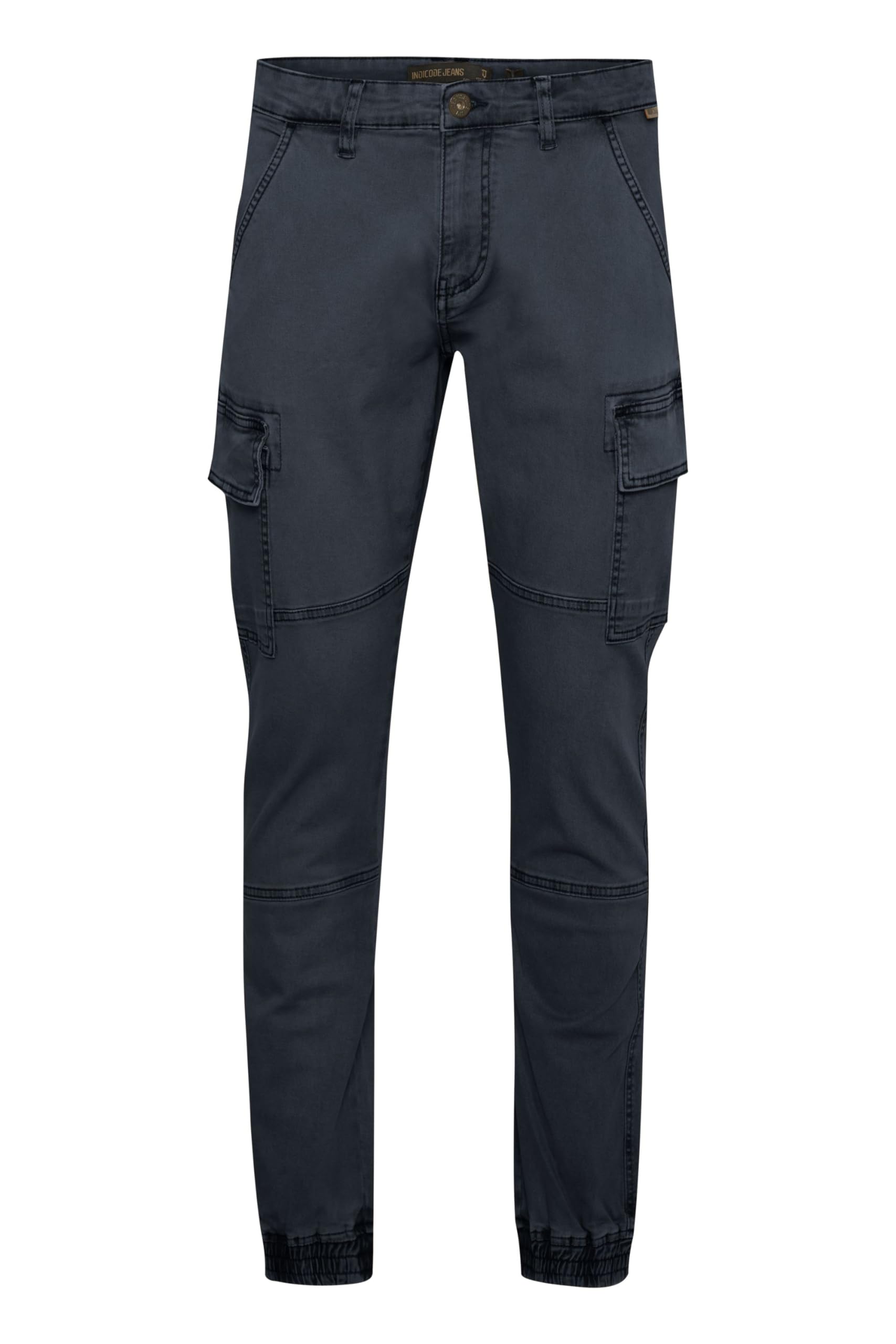 Indicode IDBromfield Herren Cargohose Lange Hose mit Cargotaschen Gesäßtaschen Baumwollmischung Regular fit