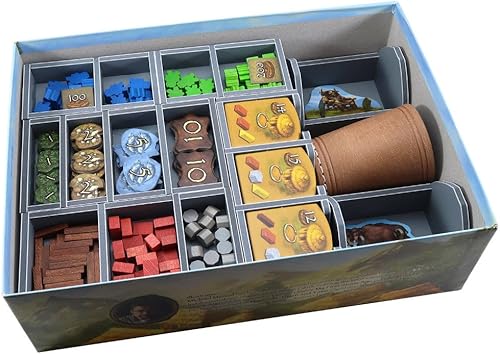 Folded Space: Organizador de juegos de mesa Stone Age