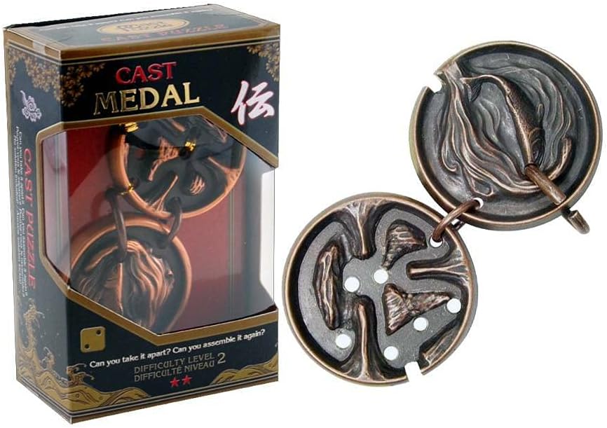 Eureka Brain Teaser - Cast Jigsaw Puzzle - Cast Medal - difficulty ' - (Cod. 737601)