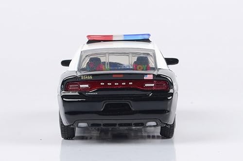 Miniatura 7 de Motormax 2011 Dodge Charger Los Angeles Departamento de Policía LAPD Vehículo de persecución de policía 1/43 Diecast coche de policía w/acrílico
