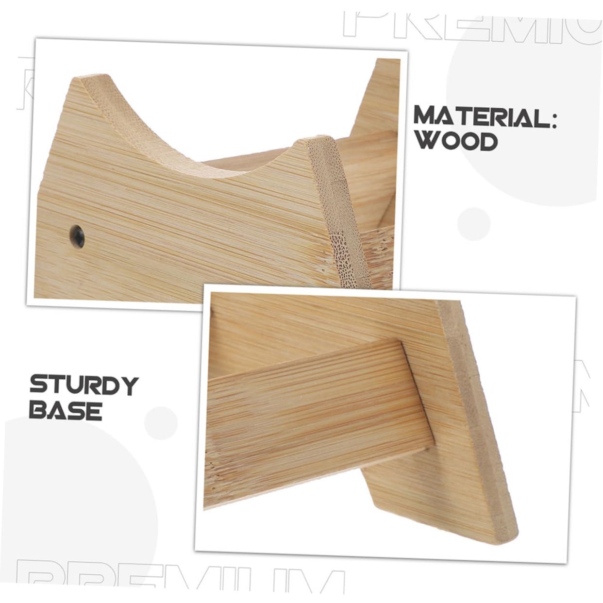 STOBAZA Support en Bois Support Stable Seau à Vin et Distributeur D'eau 2pcs pour Distributeur de Boissons pour Bars et Présentoirs de Comptoir