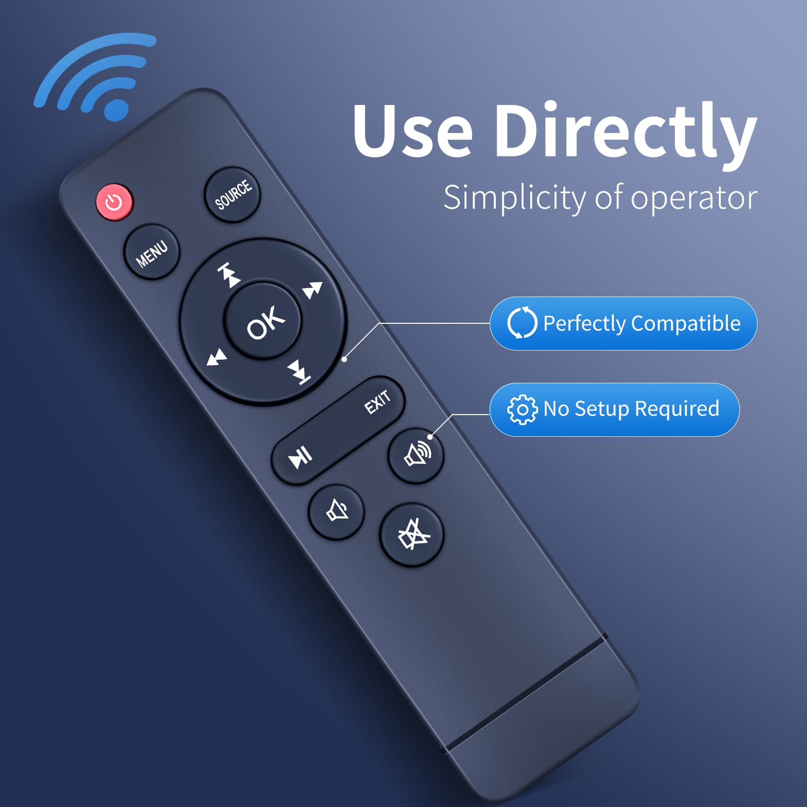 Amazon.com: ZWP Replacement Remote for TMY Projector V88 V78 V08