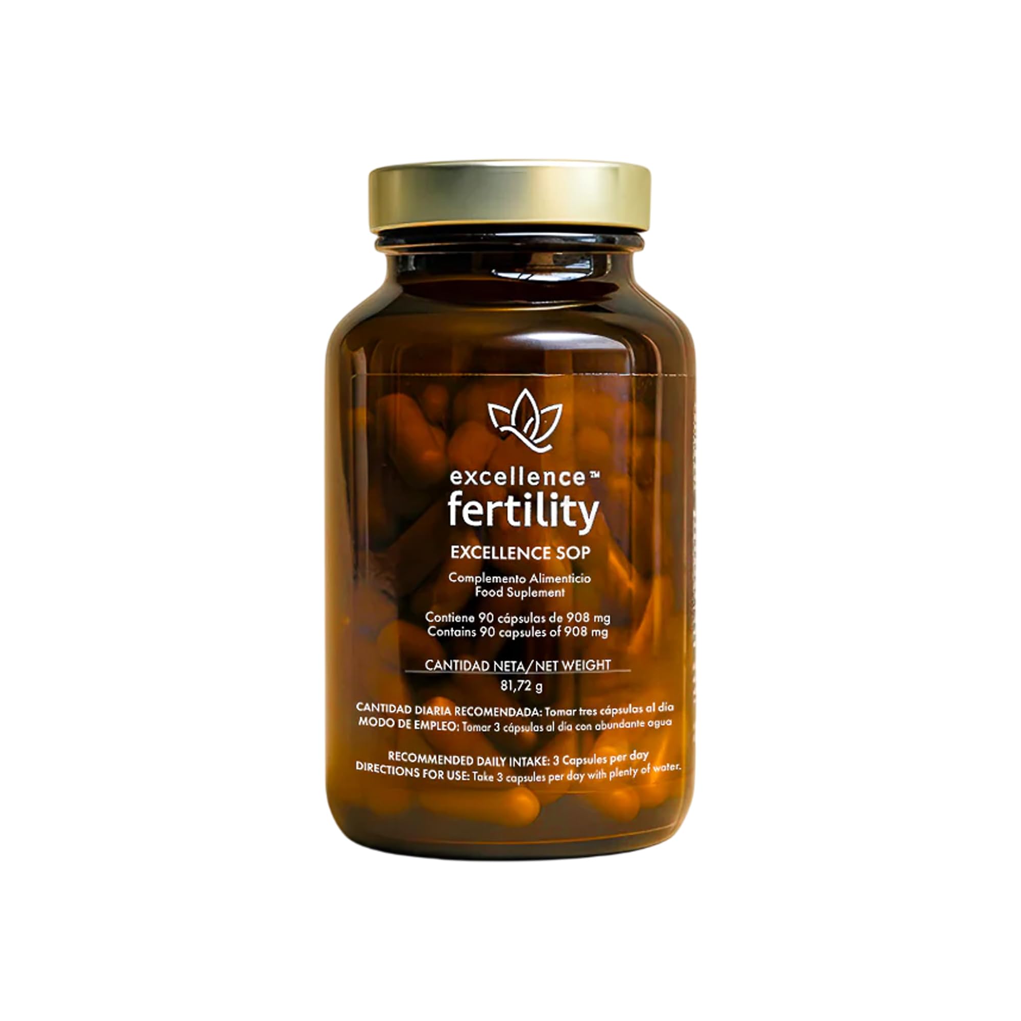 Excellence SOP - Suplemento Natural para Síndrome de Ovario Poliquístico - Regulación menstrual con Mioinositol, NAC, CoQ10 y Vitaminas - Equilibrio Hormonal y Metabólico Femenino