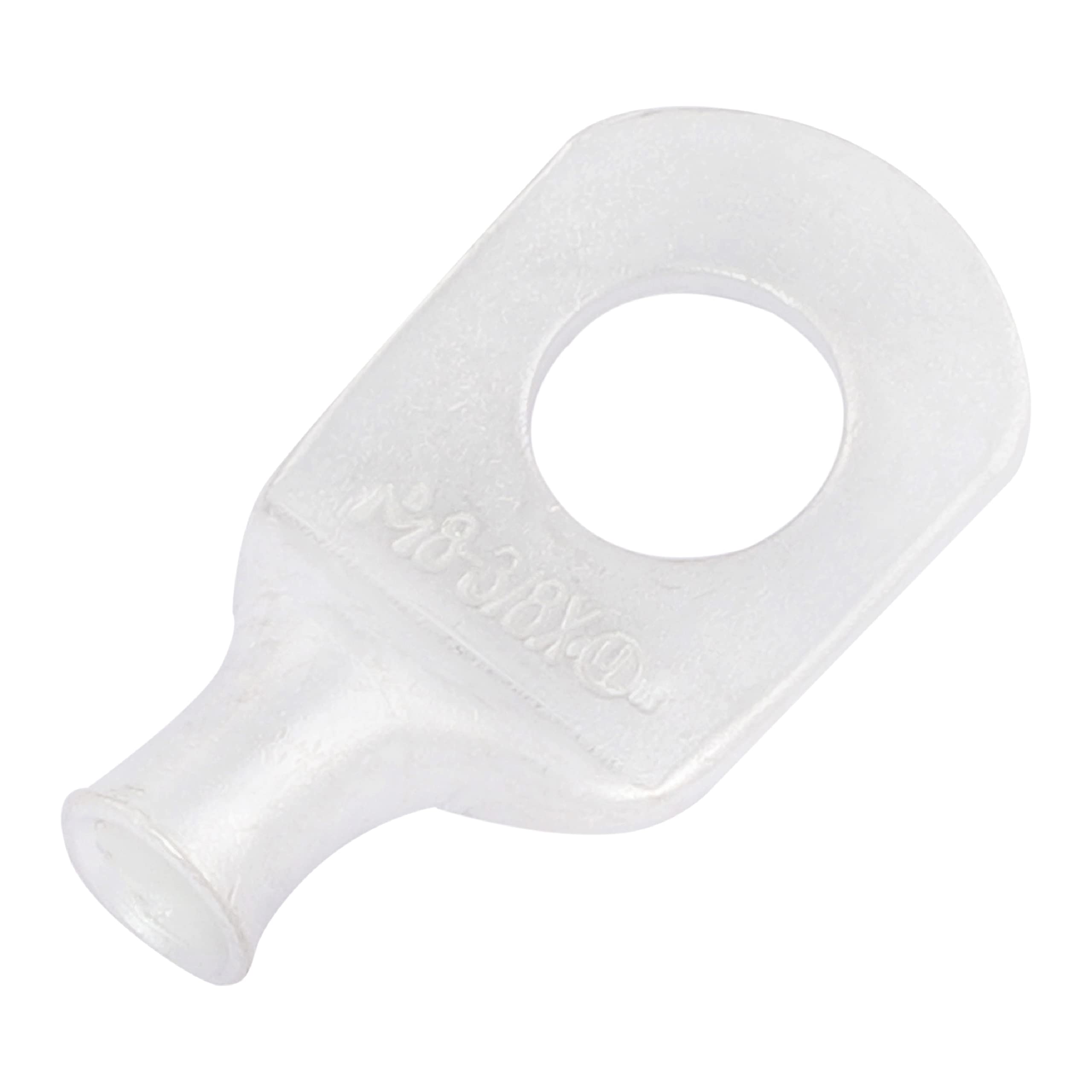 SELTERM8 AWG 3/8" Stud (Wide Pad) (10 pcs.) UL Marine Grade Battery Ring Terminal 8 Gauge Connector, Tubular Electrical Wire End Cable Lugs, Tinned Copper Eyelets [B12], MD0838PX / MDS0838PX