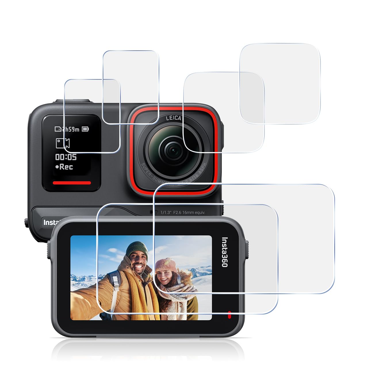 【6枚セット 日本旭硝子製】対応 Insta360 Ace Pro 2 保護フィルム フィルム YWXTW-Ace Pro 2