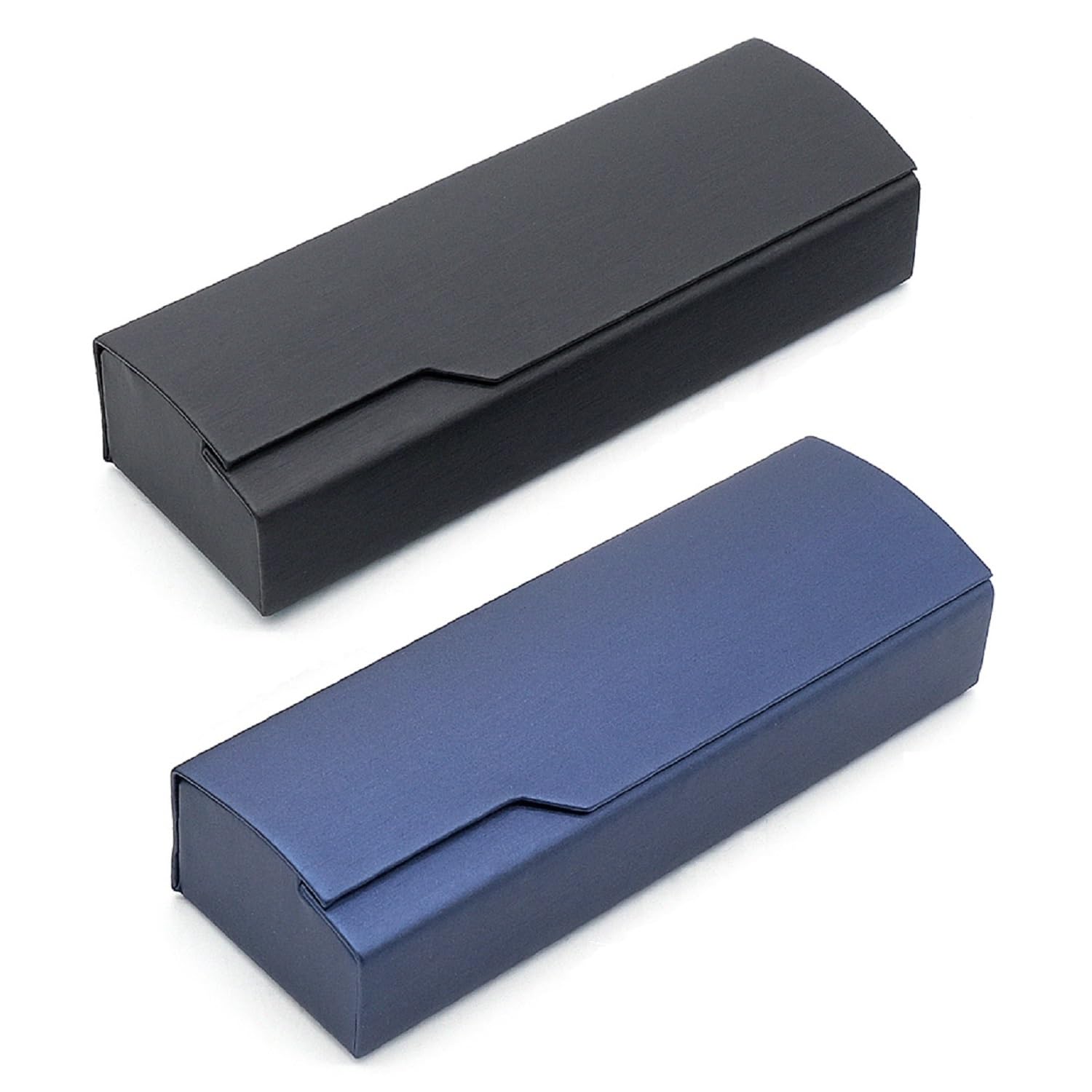 JJQHYC2 Piezas Funda de Gafas Rigida Estuche de Gafas para Hombres Mujeres Estuche para Gafas de Sol, Fundas de Gafas Negro, Azul