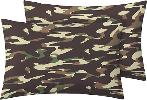 Miniatura 5 de Sábanas de camuflaje tamaño California King  Sábanas de camuflaje para niños y niñas, juego de sábanas militares, microfibra suave y bolsillo