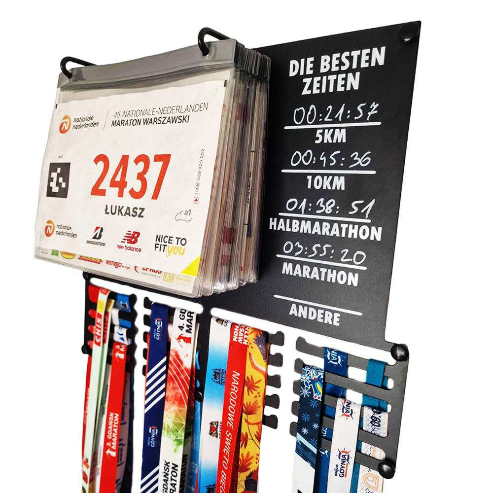 Set 10 Pochettes Dossards PVC - Protection Transparente Numéros Course (23x19,5 cm) - Compatible Porte-Médailles RUNGIFT - Running Marathon Triathlon