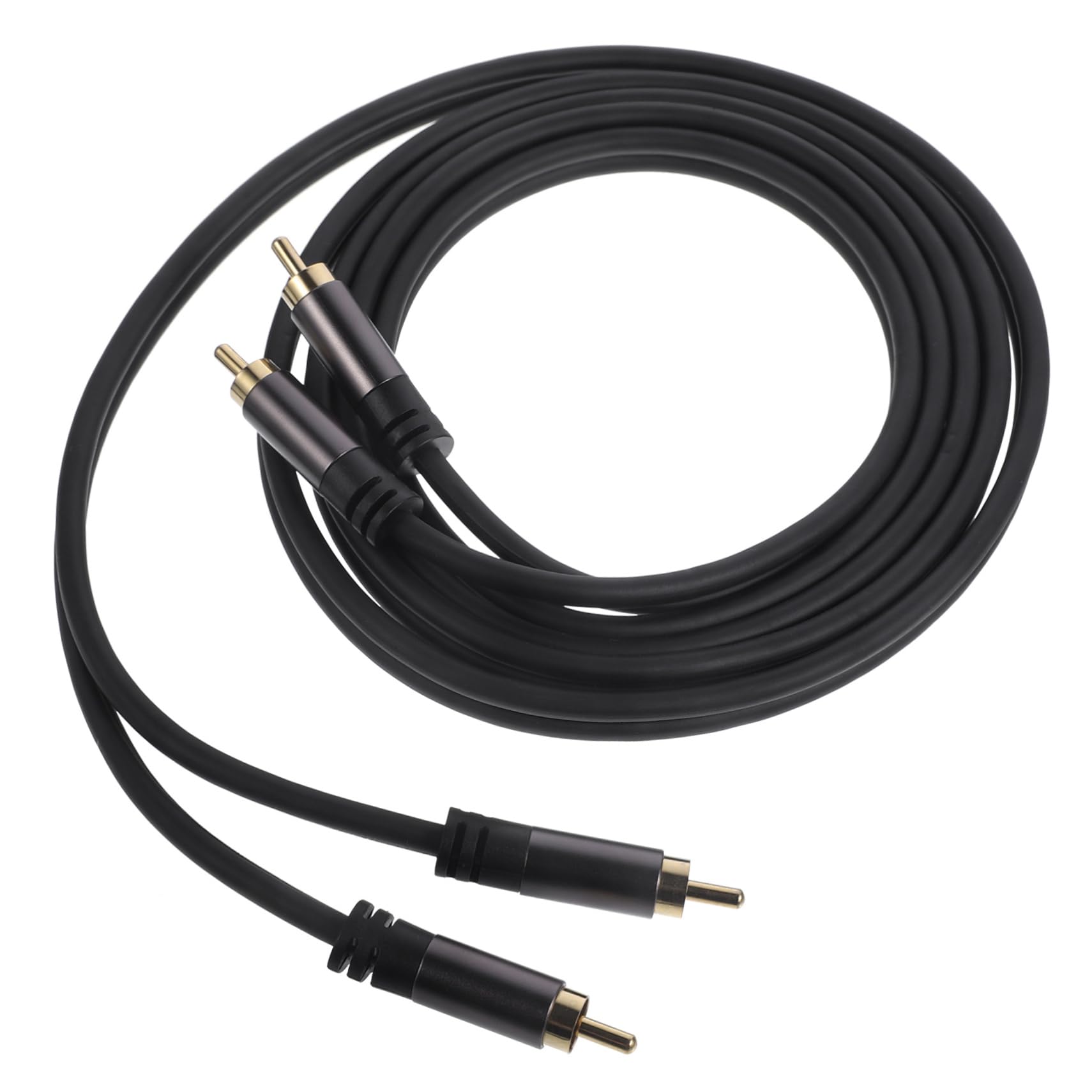 HONMEET to Audio Cable Dual Cord for Subwoofer Tv Reliable Signal Transmission Stylish Design for Home Audio Setup