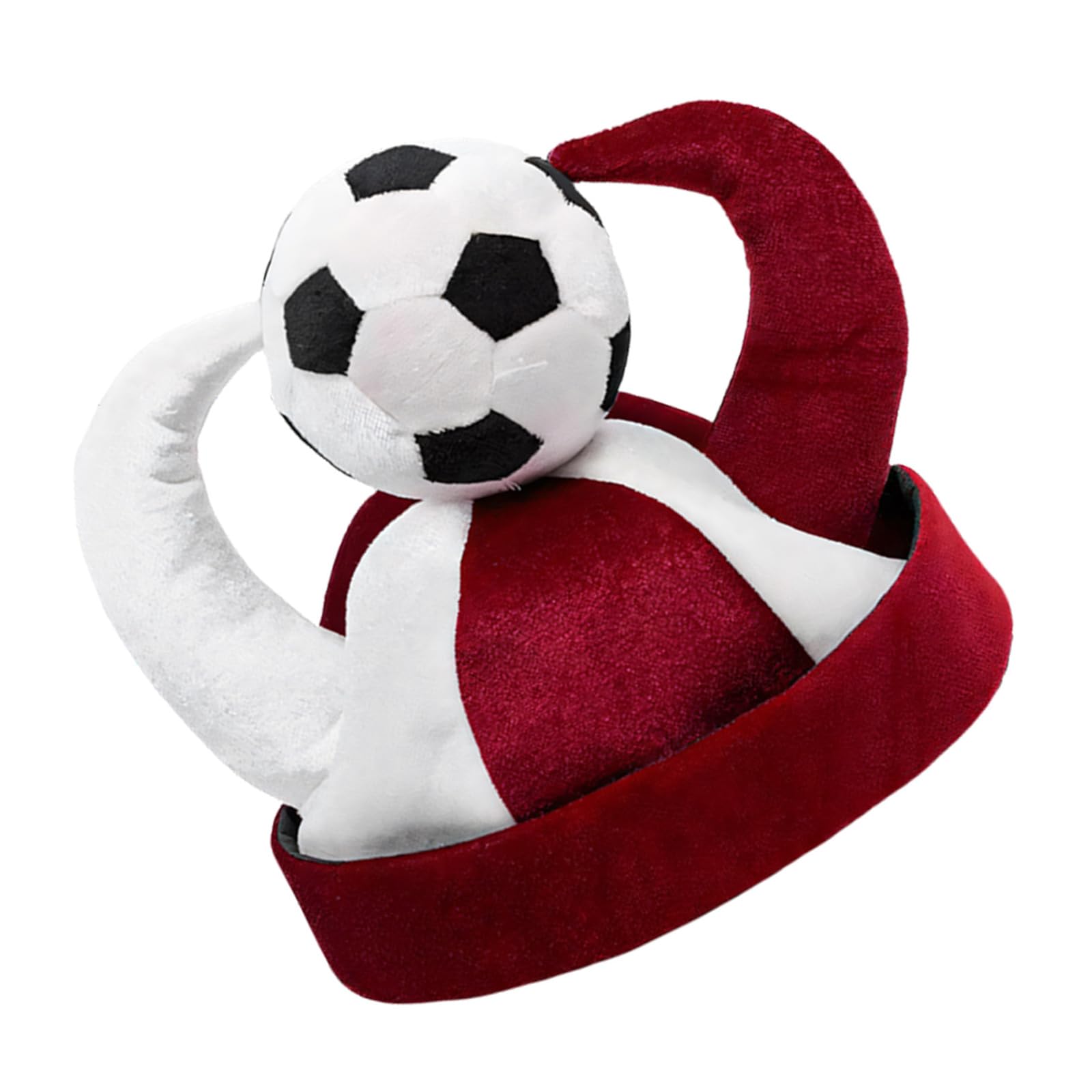 Nvoqilin Red Unique Horn Party Hat Ideal For Soccer Celebrations And Festival Fun Gatherings For Sports And Themed Parties With Stylish Look