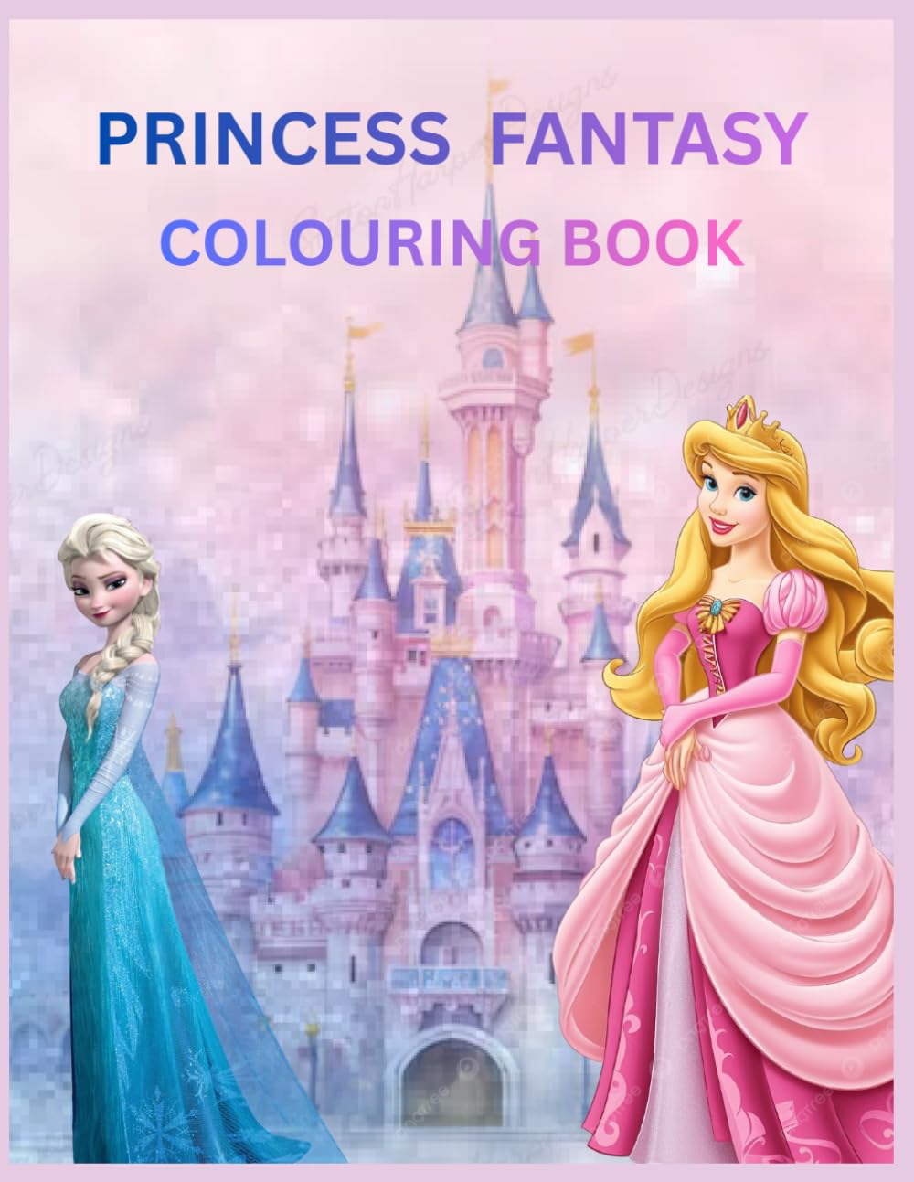 Princess Fantasy: A Magical and Fun Coloring Book for Kids